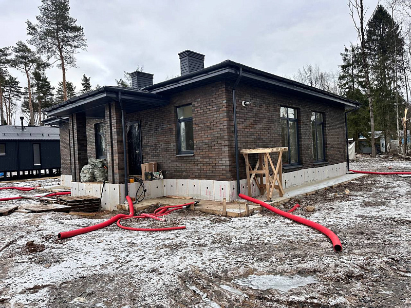 Монтаж отопления в частном одноэтажном доме площадью 103 квадратных метра