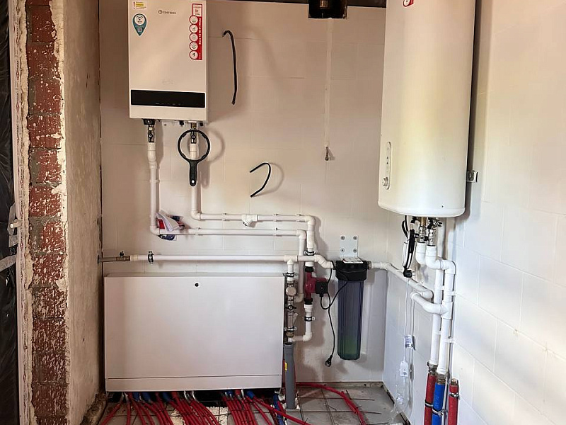 Монтаж отопление и водоснабжение под ключ