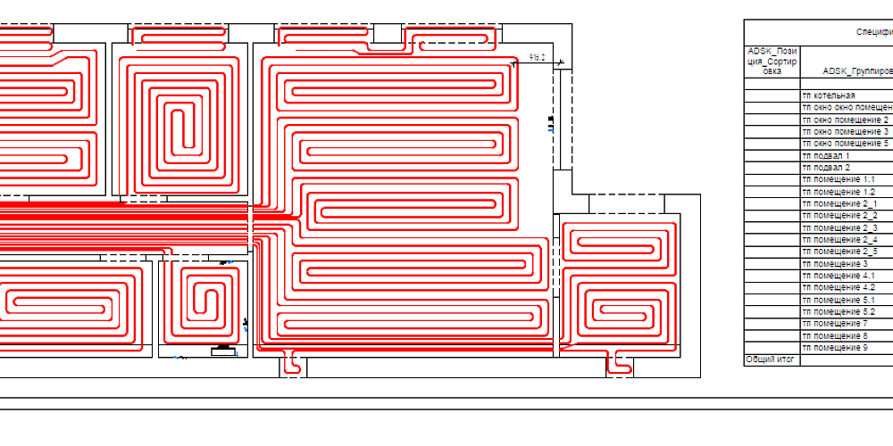 Проект водяного пола в подарок